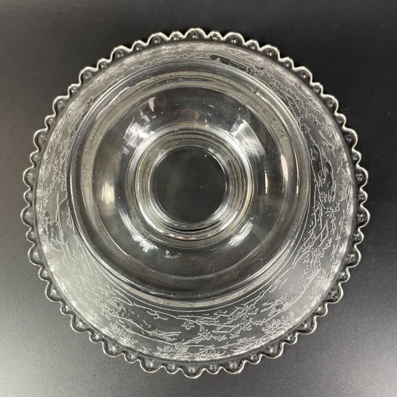 Antique Dithridge & Company Cupid's Hunt Crystalloid Low Compote 1879 - Picture 5 of 5